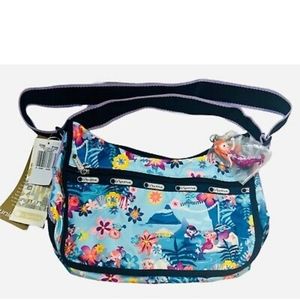 OOP retired 2012  Lesportsac Mermaid Disney Small World Tahitian Dreams